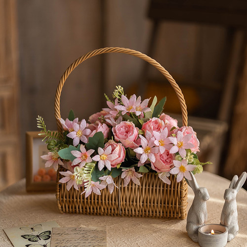 仿真花假花客厅餐桌装饰摆件