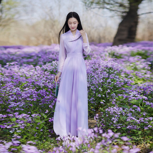古风女装交领汉服国风连衣裙