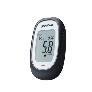 鱼跃新品血糖测试仪660家用测血糖仪器医用级脱氢酶试纸高准度