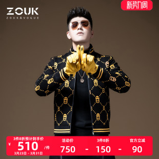 潮流帅气加厚棒球服夹克外套 男潮牌短款 ZOUK男士 羽绒服2020年新款