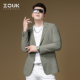 2023新款 西服春秋轻奢男装 外套男高级感男士 ZOUK满花暗纹休闲西装