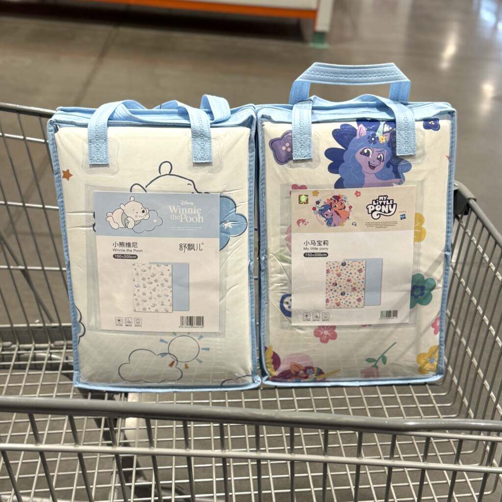 Costco代购舒飘儿儿童凉感被150*200cm卡通图案儿童空调被子