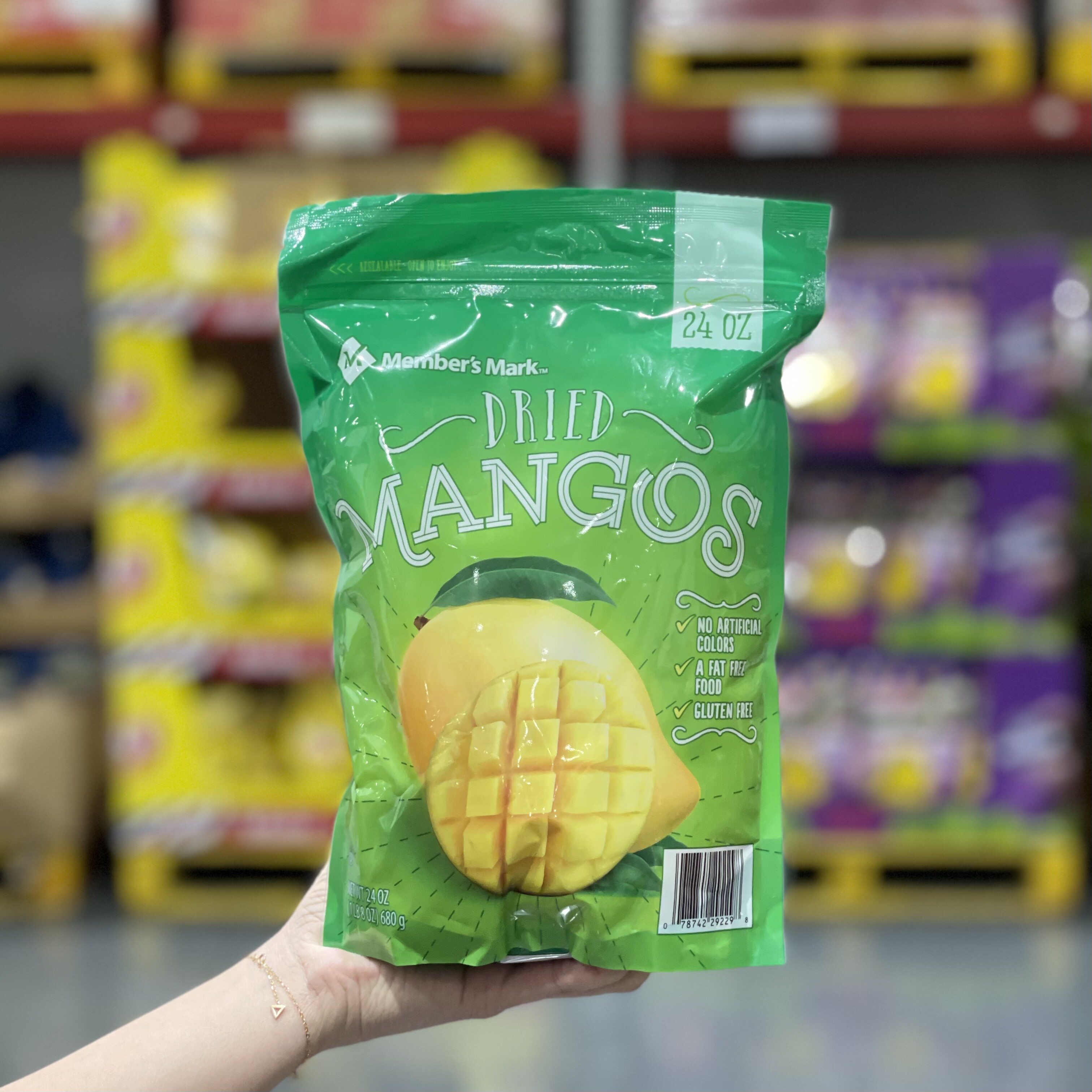 山姆代购芒果干680g泰国风味蜜饯水果干进口果脯小吃休闲办公零食