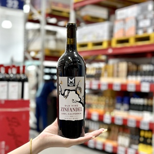 代购 MM老藤仙粉黛红葡萄酒750ml干红葡萄酒红酒结婚宴酒席