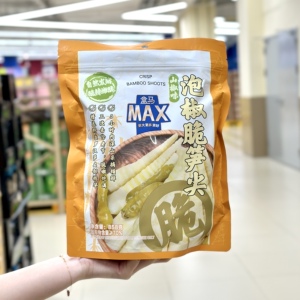 盒马代购MAX泡椒笋尖858g山椒味竹笋脆笋开袋即食笋干尖尖笋零食