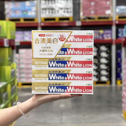 LION狮王美白牙膏去黄牙垢去口臭