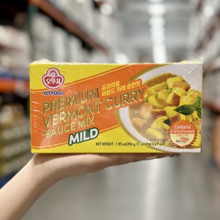 costco代购不倒翁苹果咖喱块原味600g韩国进口拌饭汤料调料调味酱