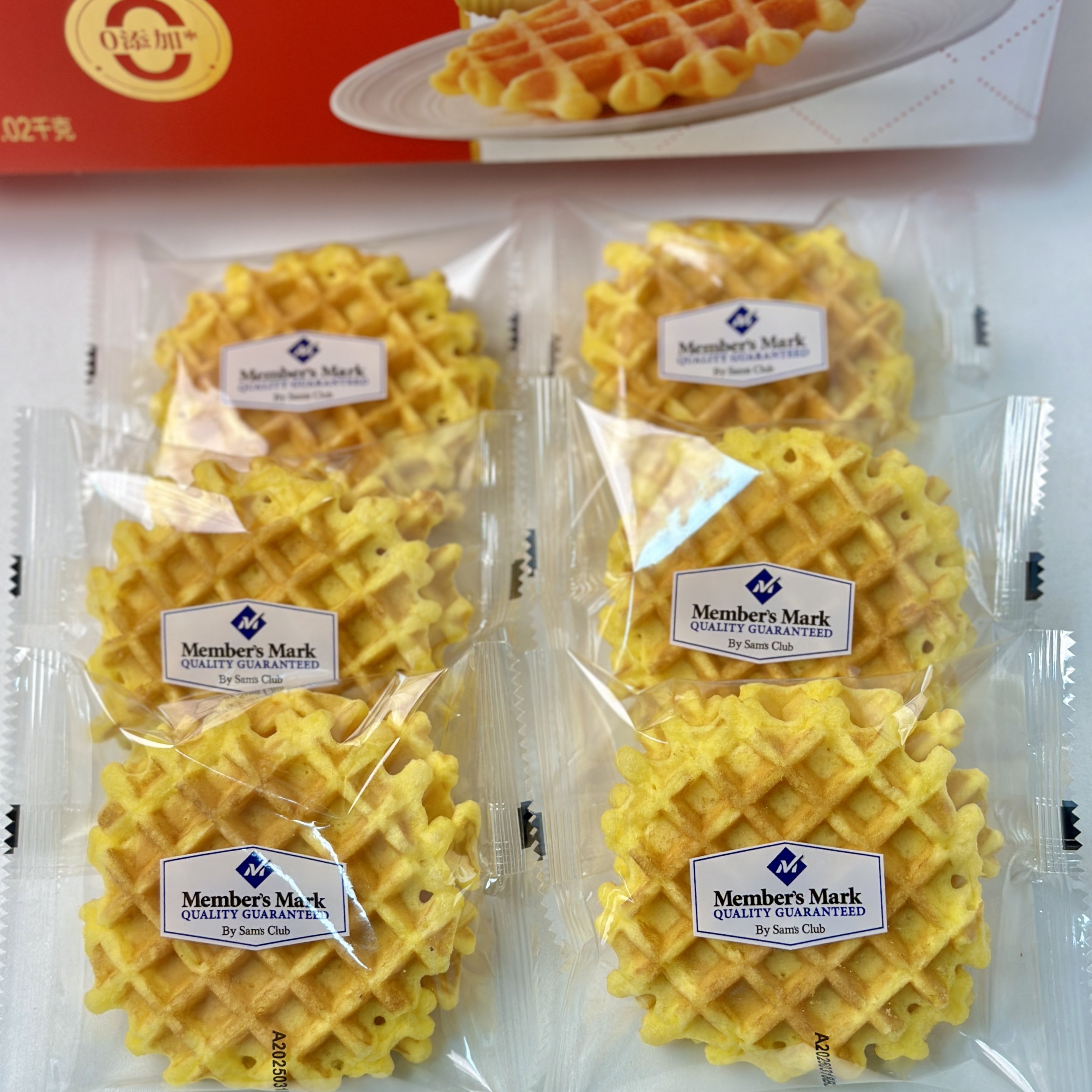 代购MM黄油华夫饼6包装传统西式糕点下午茶点心早餐面包小零食