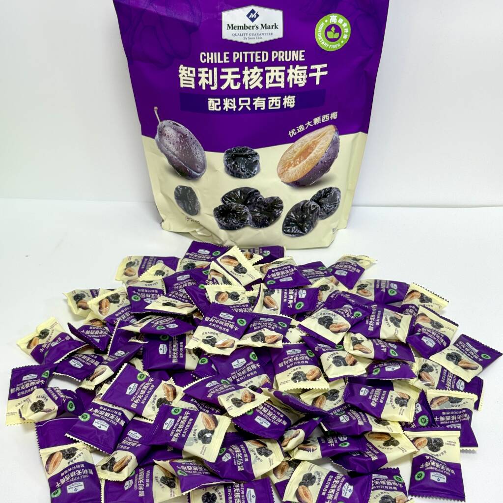 山姆代购MM智利无核西梅干酸甜开胃果脯蜜饯解馋零食