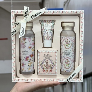 Cath Kidston野玫瑰&榅桲保湿礼盒沐浴露身体乳护手霜伴手礼送礼