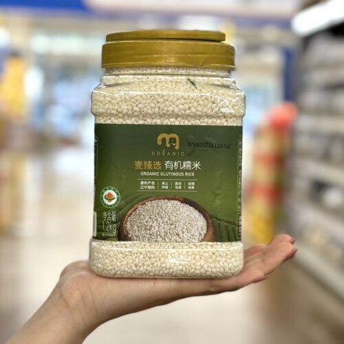 麦德龙有机糯米1200g罐装