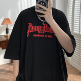 DX23234:重磅常规美式港风复古潮牌发泡短袖男批28控38模特图，男装T恤，星座1103-4（原1114）