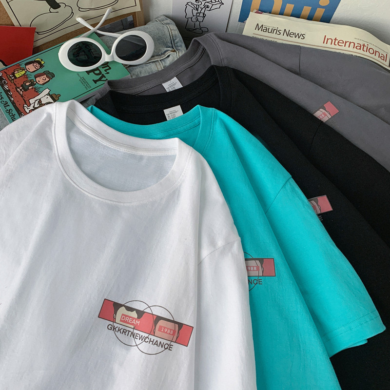 Men's short sleeves with Hong Kong style in spring and summer of 2021