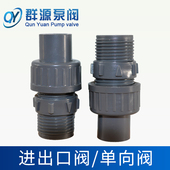 米顿罗计量泵配件GM机械隔膜计量泵进出口DN15单向阀酸腐厂家直销