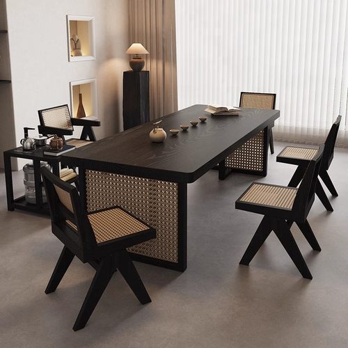 实木茶桌椅组合新中式风禅意茶室茶台办公室泡茶桌茶几茶几茶桌子