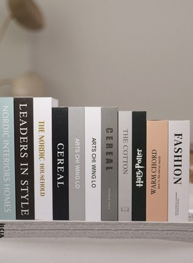 现代简约仿真书摆件装饰