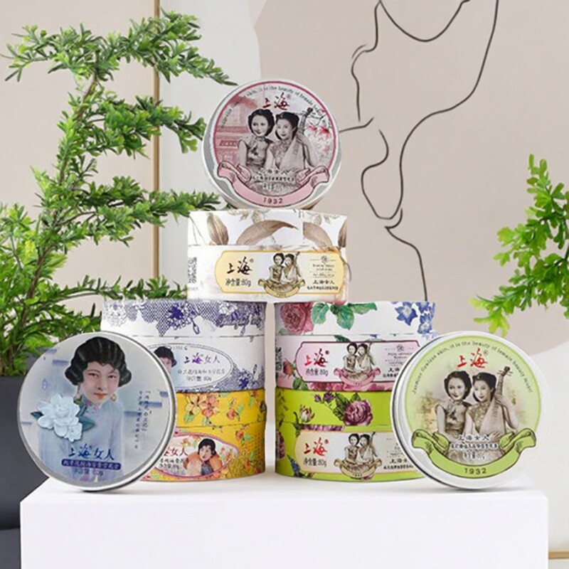 上海女人雪花膏 桂花香茉莉玫瑰面霜 官方旗舰店正品