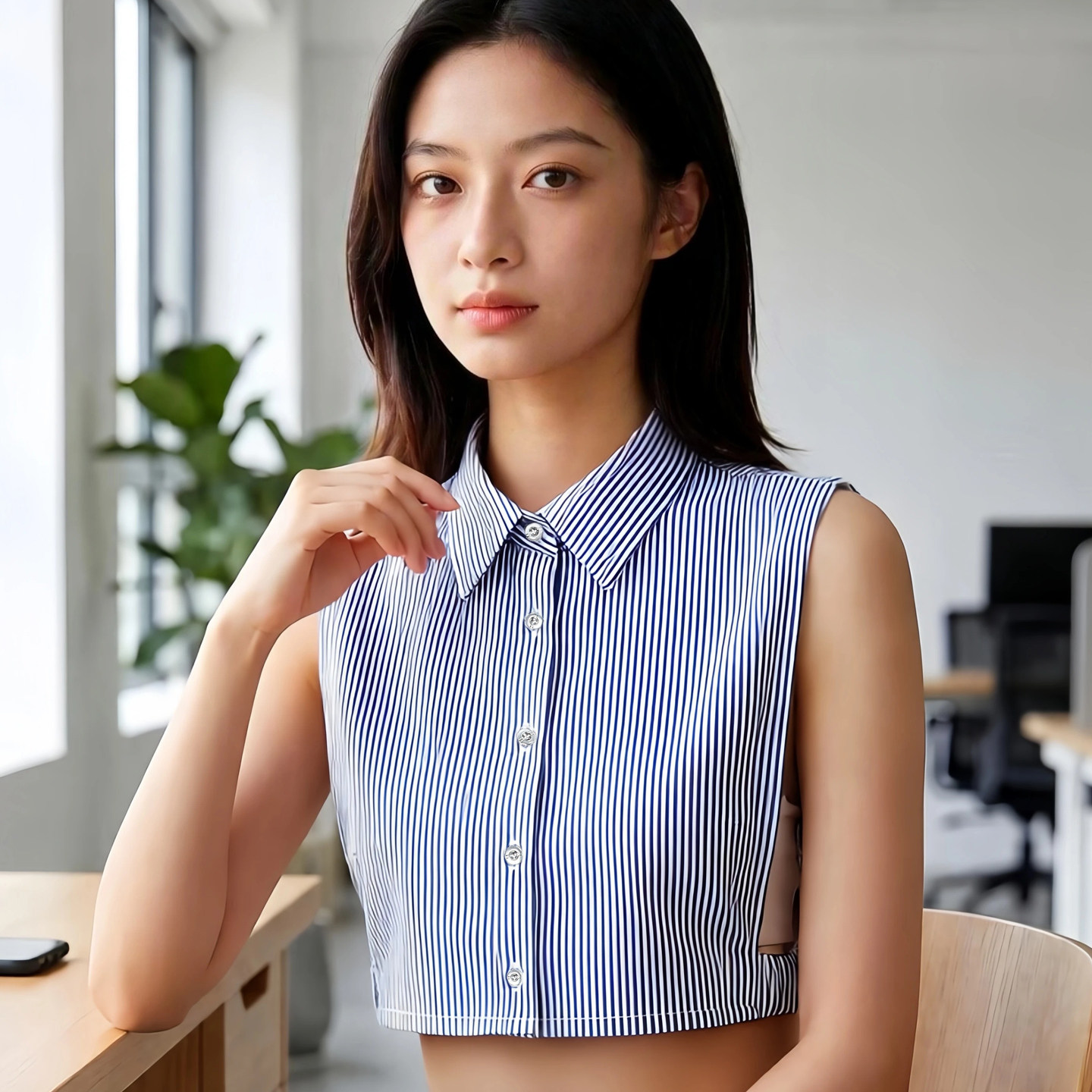 芮汀棉装饰假领子女款百搭图片