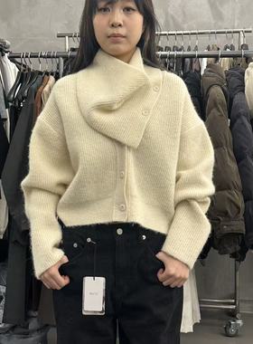 爱情的模漾  韩国代购 AA074（MUTE）羊駝毛羊毛毛衣