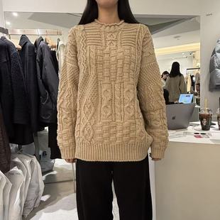 taste 愛情 PD071 韓國代購 麻花紋上衣 模漾