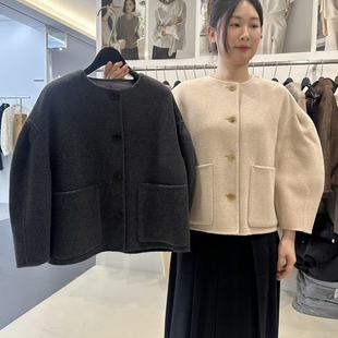 爱情的模漾 韩国代购 AB088(LE EDITION)羊毛羊絨外套