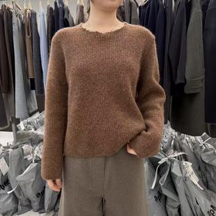 貝果家 爱情 PD160 韩国代购 羊駝毛毛衣 模漾