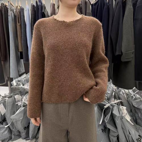 爱情的模漾  韩国代购  PD160（貝果家）羊駝毛毛衣
