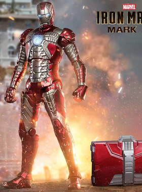中动钢铁侠MK5漫威正版限量复仇者联盟3玩具MK6机甲手办摆件4模型