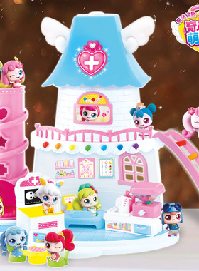 奇妙萌可之魔法钥匙医生萌可的萌可医院系列女孩公主第四季玩具