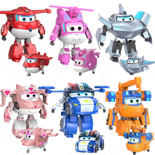 新款超级飞侠十五季大力大号变形机器人儿童玩具男孩奥迪双钻电能