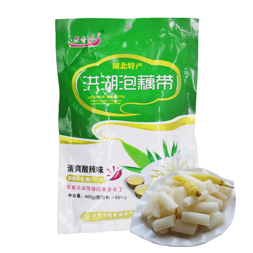 老曹家酸辣泡藕带400g*6袋即食