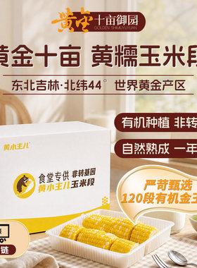 黄金十亩御园黄糯玉米段10斤装