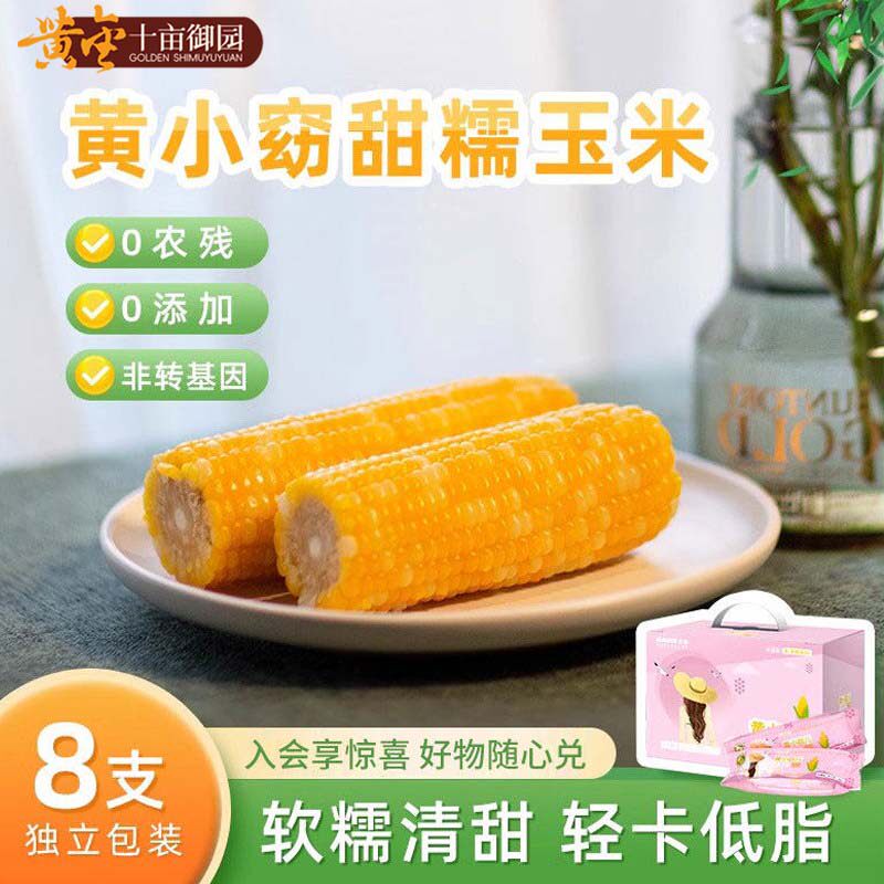 黄小窈吉林新鲜甜糯玉米低脂代餐