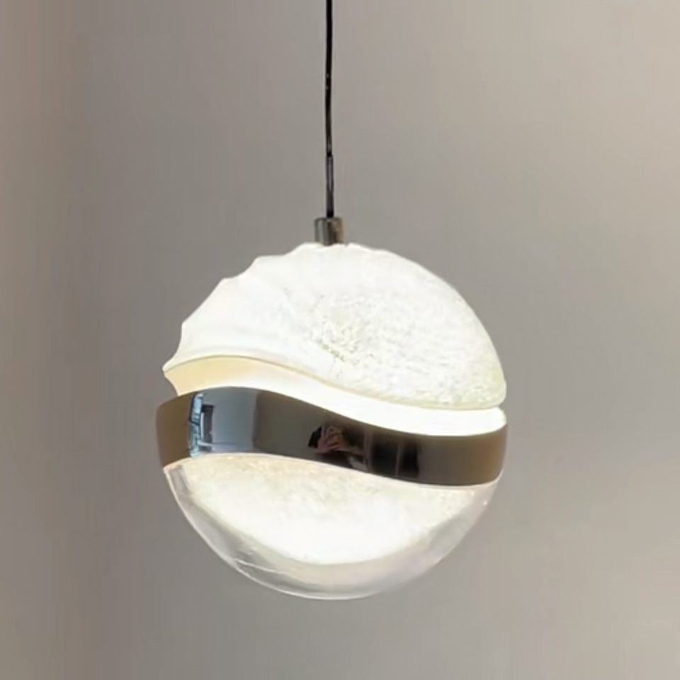 松伟夜明珠现代轻奢餐厅吊灯高级感氛围吧台床头别墅灯全光谱