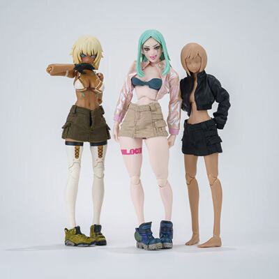 1126寸方大头女素体小芳艾琳娜蜗之壳romankey工装短裙短夹克