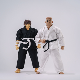 超6寸强壮方大头中年胖素体ADAM范马刃牙跆拳道服格斗柔道服