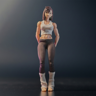 1/12Romankey女素体机娘瑜伽裤背