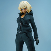 FIGURE6寸机娘窝之壳romankey女素体紧身卫衣卫裤 现货1 12CRAZY