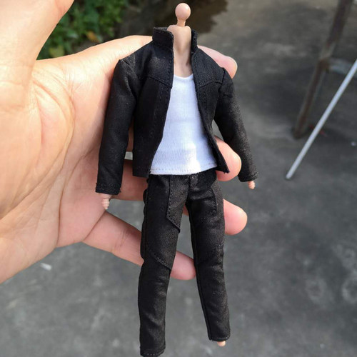 新款衣服装寸可动潮流夹克兵人