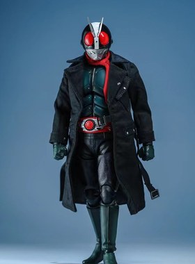 现货1/12 6寸SHF新假面骑士二号风衣送两条红围巾修罗丸北冥12分