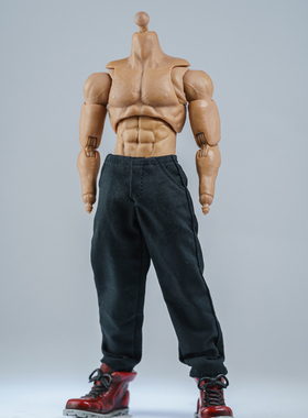 现货1/12兵人衣服男romankey6寸方头人NW ant无界宽松潮流休闲裤