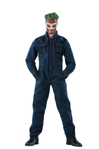 现货1/12兵人衣服男romankey6寸方头人ant无界小丑工装连体服 - 封面
