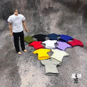 新款 上衣 t恤潮流短袖 112兵人衣服男6寸女TBL 手办模型可动人偶