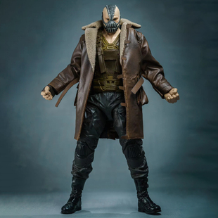 现货1 10可动人偶壮男麦克法兰C47寸贝恩adam素体毛领长皮大衣