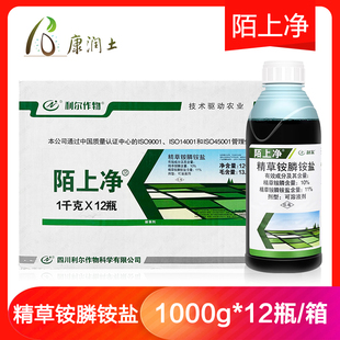 利尔陌上净11%精草铵膦铵盐草胺磷柑橘果园荒地牛筋草杂草除草剂