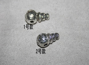 藏银佛头转运珠佛头一套批/发 可搭配血丝金刚星月白玉菩提选用