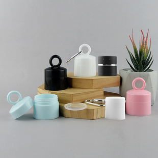 3g5克20g护手霜牙粉瓶翻盖牙粉盒挂钩磨砂双层膏霜盒瓶塑料乳液瓶