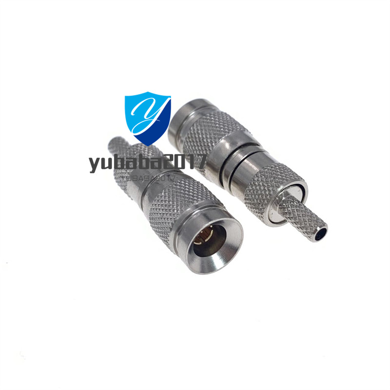 CC4公头射频连接器 适配SYV-75-2 2M头 光端机接口E1 CC4通讯接头