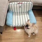 狗窝四季 通用可拆洗小型犬柯基狗狗安全感窝猫窝宠物沙发狗床垫子