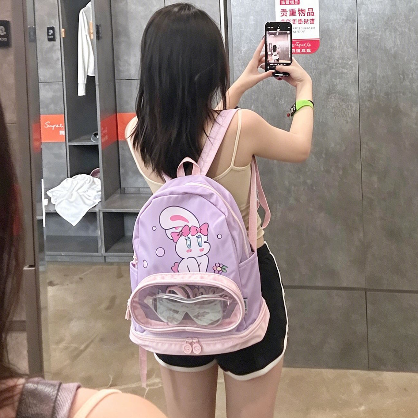 防水游泳包干湿分离带鞋仓儿童女便携式大容量双肩装备泳衣收纳包